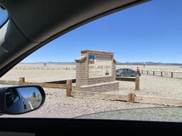 Sign welcoming you to the VLA